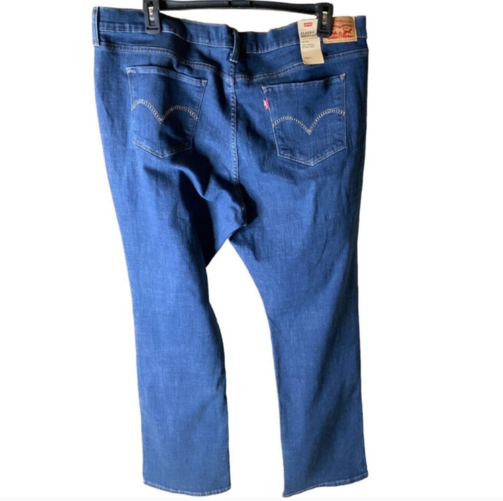 🆕Levi's 415 Women's Jeans Plus Size 24W Long Classic Bootcut Dark Wash Denim - Picture 5 of 15